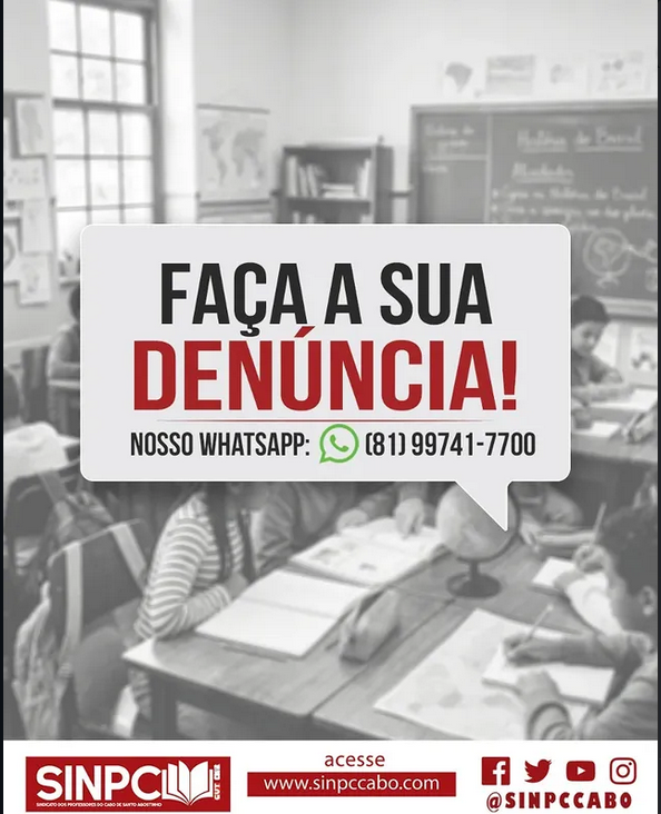 COMO ESTÁ A SUA ESCOLA?