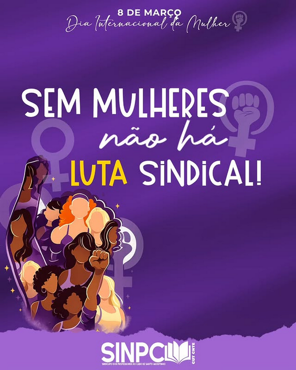 Sem MULHERES não há luta sindical
