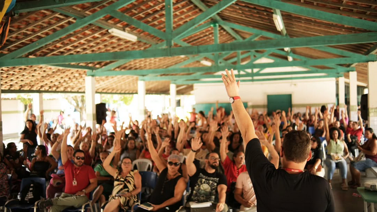 Hoje, 04 de março, realizamos nossa primeira assembleia do ano